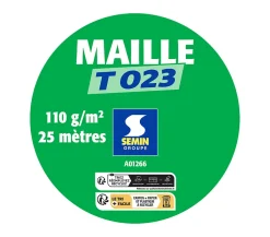 Semin Lot de 3 toiles de verre - motif maille - rouleau 25 x 1 m