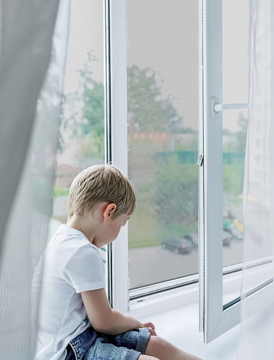 Lot Stores Moustiquaire ALU recoupable - x2 - L100 x H130cm - Gris Anthracite-Avosdim Sale