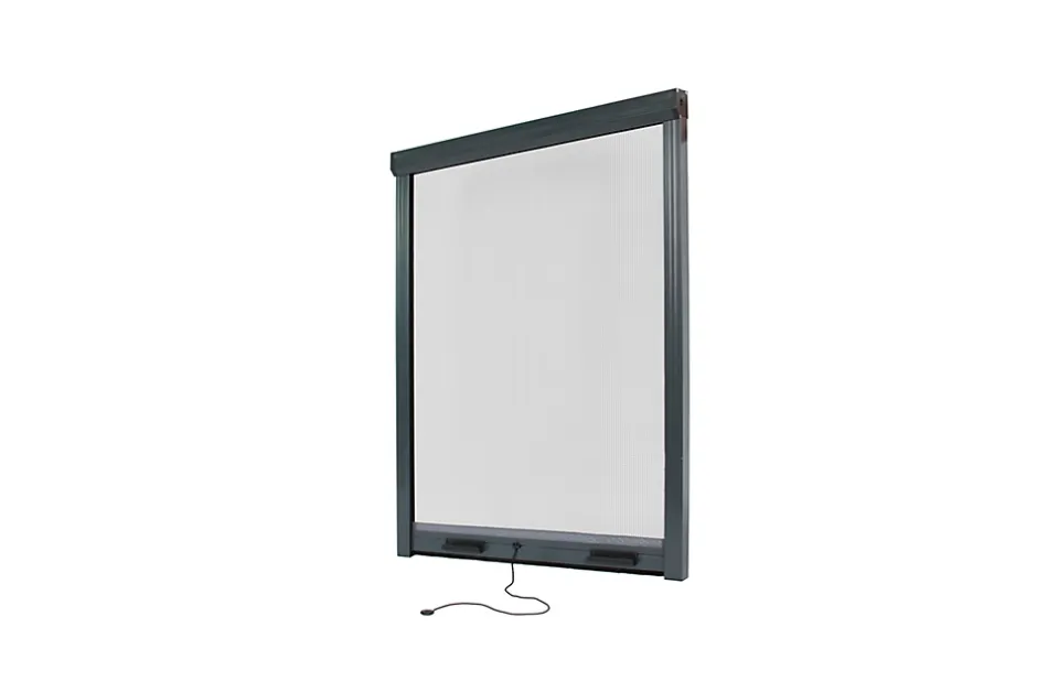 Avosdim Lot Stores Moustiquaire ALU recoupable - x2 - L150 x H230cm - Gris Anthracite