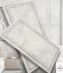 6m2 12 pièces Panneau mural 3D XPS polystyrène 100x50 cm Noir or effet béton, style cadre mural & plafond classique 120XL-Ikhemalarka Online