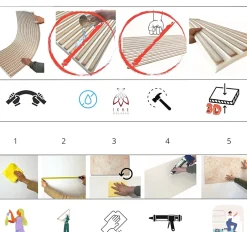 Ikhemalarka 6m2 12 pieces panneaux plafond polystyrene aspect beton panneaux muraux decor imitation plafond bardage XL 114