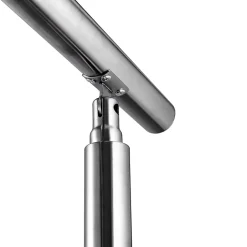 AICA Sanitaire Main courante 1 m argent inox 201 fixation sol mur escaliers rampes intérieur extérieur by Aica