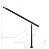 Main courante 1.2 m noir inox 201 fixation sol et mur escaliers intérieur extérieur by Aica-AICA Sanitaire Hot