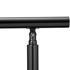 AICA Sanitaire Main courante 1.2 m noir mat inox 201 installation verticale escaliers rampes intérieur extérieur by Aica