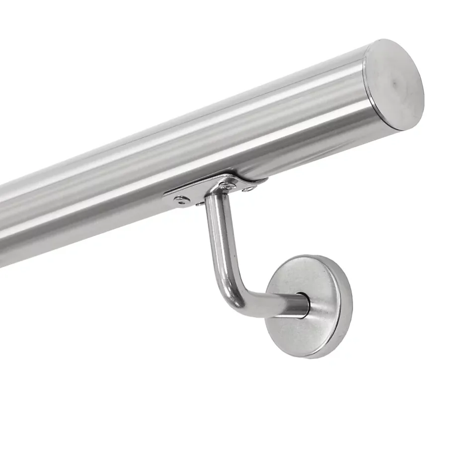 Main courante escalier en acier inoxydable rampe barre appui rambarde 160 cm-ECD Germany Online