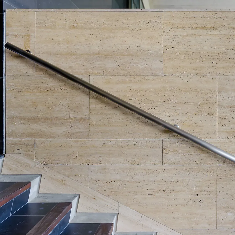 Main courante escalier en acier inoxydable rampe barre appui rambarde 160 cm-ECD Germany Online