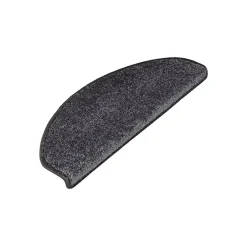 Floordirekt Marchettes d'escalier antidérapantes Sécuriser Vos marches Gris anthracite 23,5 x 65 cm Demi-circulaire