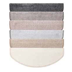 Marchettes d'escalier antidérapantes Sécuriser Vos marches Beige 23,5 x 65 cm Demi-circulaire-Floordirekt Hot