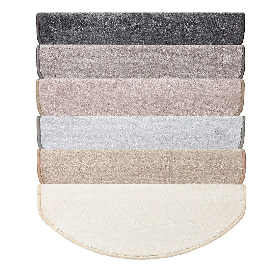 Marchettes d'escalier antidérapantes Sécuriser Vos marches Beige 23,5 x 65 cm Demi-circulaire-Floordirekt Hot