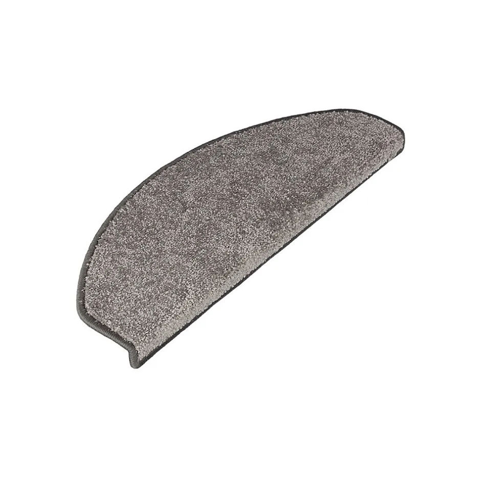Marchettes d'escalier antidérapantes Sécuriser Vos marches Argent 23,5 x 65 cm Demi-circulaire-Floordirekt