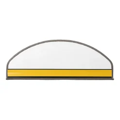 Marchettes d'escalier antidérapantes Sécuriser Vos marches Argent 23,5 x 65 cm Demi-circulaire-Floordirekt