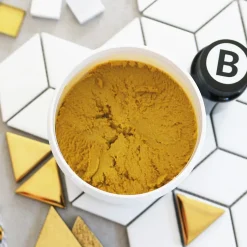 Ilcom Mastic époxy bi-composant pour le remplissage des joints - Or métallique - 1Kg