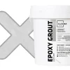 Ilcom Mastic époxy bi-composant pour le remplissage des joints - Gris - 3Kg