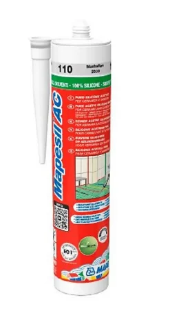 Mastic silicone MAPESIL AC - Coloris: 141 Caramel-Mapei