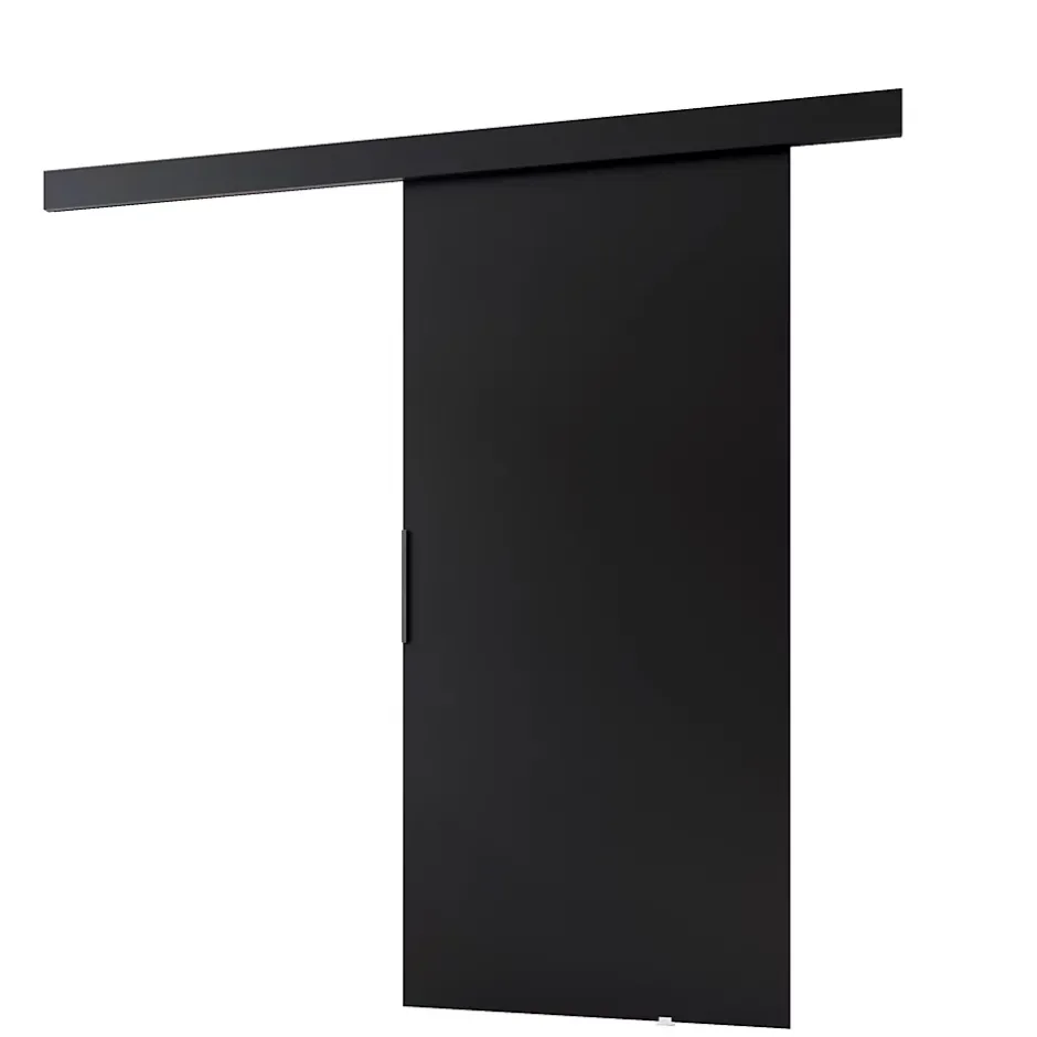 MINIO go for it , porte coulissante PRIM A 76 cm, Poignée noire, Noir