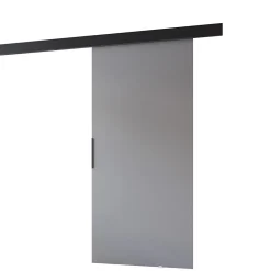 , porte coulissante PRIM A 96 cm, Poignée noire, Gris / Noir-MINIO go for it Clearance
