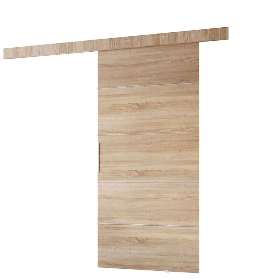 porte coulissante CLEAN B 96 cm Portes de chambre, Chêne Sonoma-MINIO go for it Best