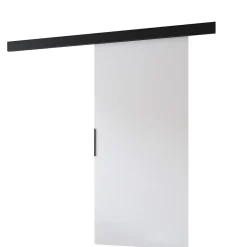 MINIO go for it , porte coulissante PRIM A 106 cm, Poignée noire, Blanc / Noir