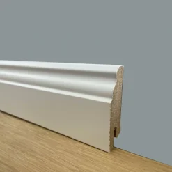 96ml de PLINTHE DUCAL PLINTH en FIBRE DE BOIS COMPACT 60X15 BLANC-Eternal Parquet Hot