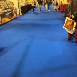 Moquette - Stand Event - Bleu électrique - 2 m x 10 ml-Décoweb Outlet