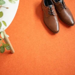 Moquette - Stand Event - Orange citrouille - 2 m x 10 ml-Décoweb Best