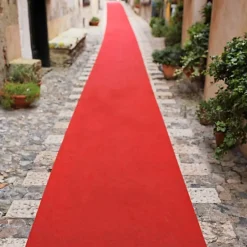 Décoweb Moquette - Stand Event - Rouge vif - 1 m x 10 ml