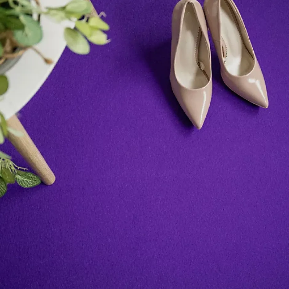 Décoweb Moquette - Stand Event - Violet - 2 m x 30 ml