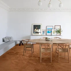 Moquette chambre - Lumicolor - Rouille terracotta - Rouleau de 5m x 5m-Décoweb Hot