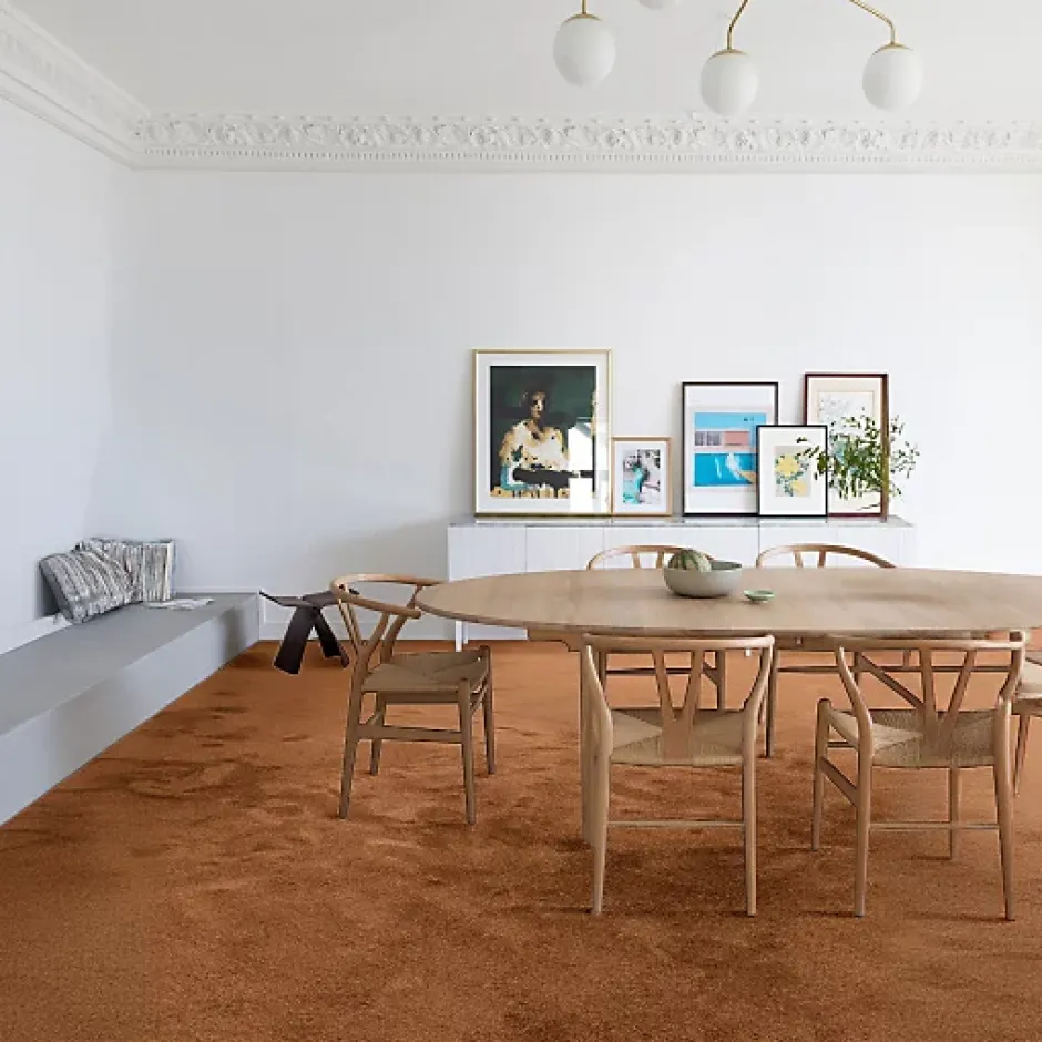 Moquette chambre - Lumicolor - Rouille terracotta - Rouleau de 5m x 24m-Décoweb Sale