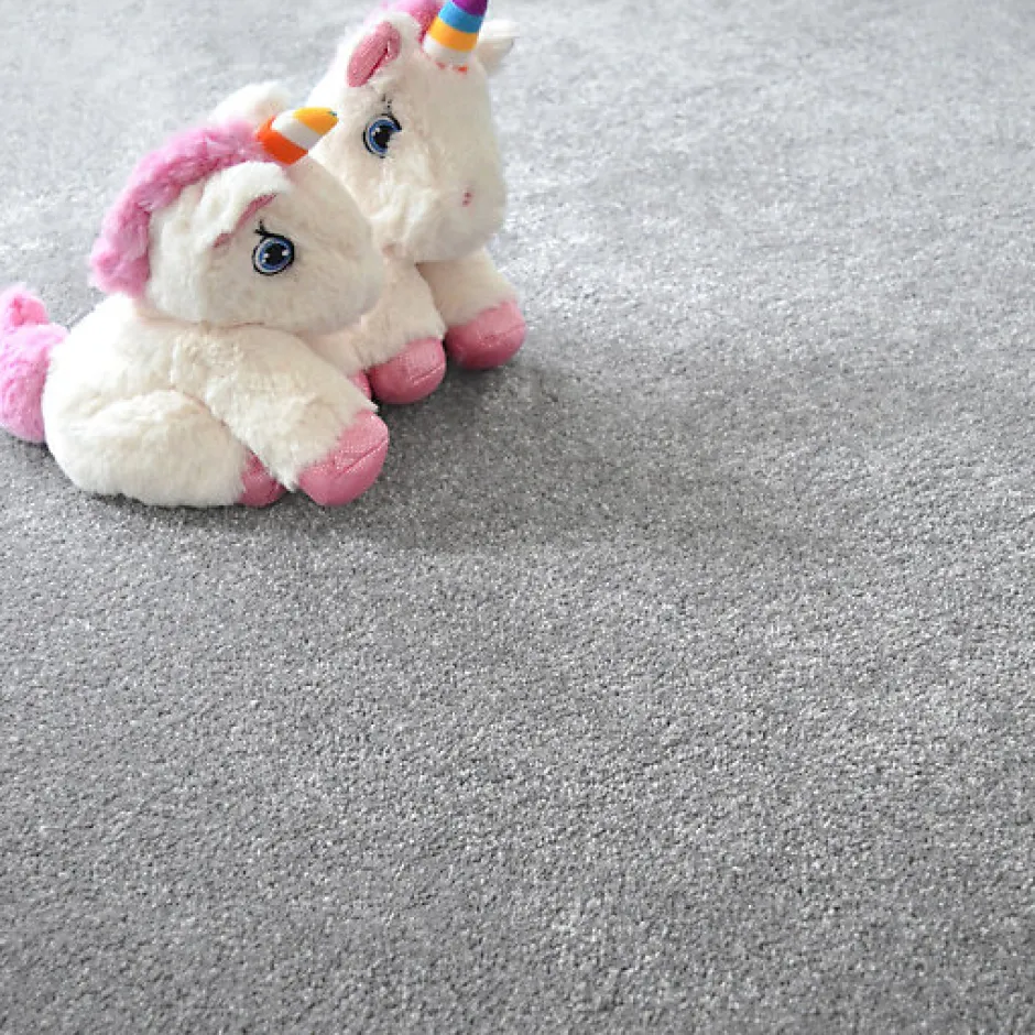 Décoweb Moquette chambre ou salon - Select - Gris - Rouleau de 4m x 6m