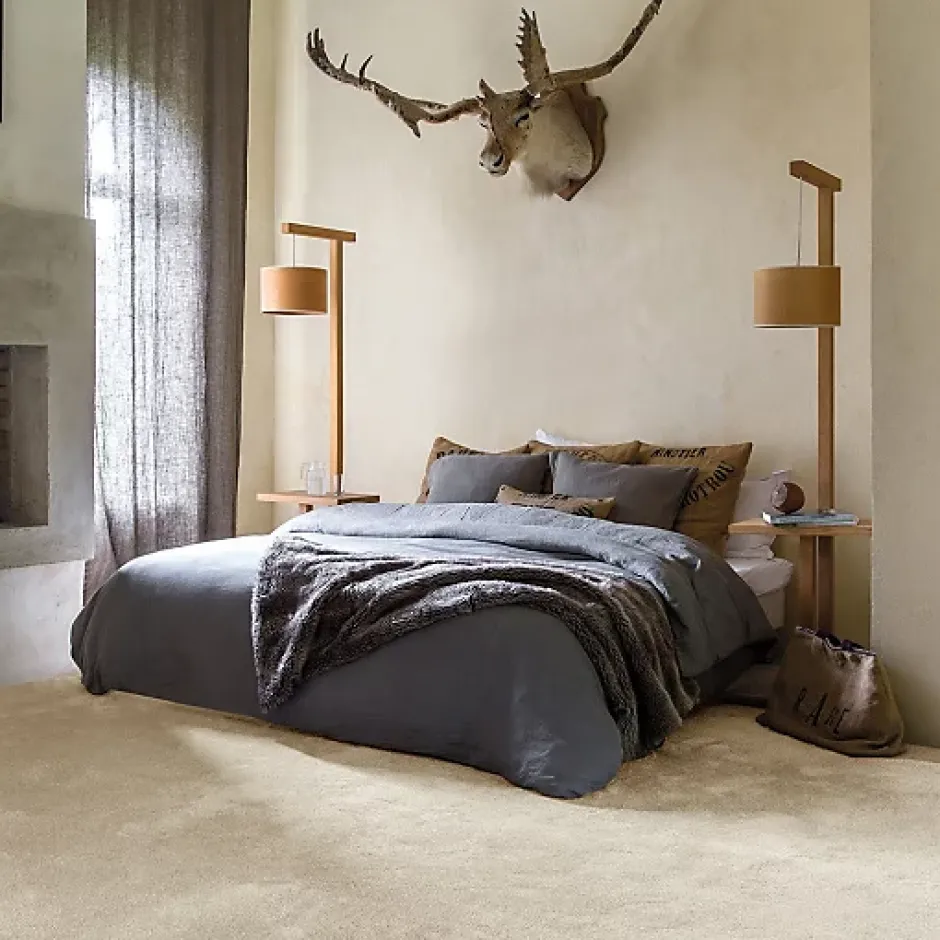 Moquette chambre ou salon - Select - Beige clair - Rouleau de 4m x 6m-Décoweb Best