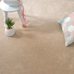 Décoweb Moquette chambre ou salon - Select - Marron clair - Echantillon 15 x 20 cm