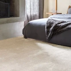 Décoweb Moquette chambre ou salon - Select - Ecru - Rouleau de 4m x 4m