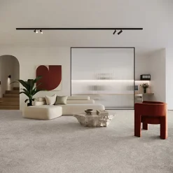 Décoweb Moquette en polyester recyclé - Re-cycle - Beige - Rouleau de 4m x 5m