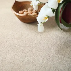 Décoweb Moquette en polyester recyclé - Re-cycle - Beige - Rouleau de 4m x 14m