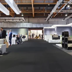 Décoweb Moquette filmée - Stand Event - Noir - 2 m x 30 ml