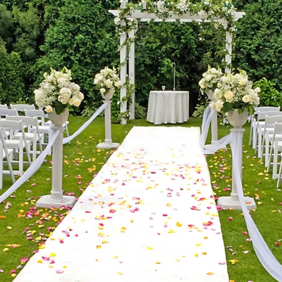 Décoweb Moquette Stand Expo - Blanc - Rouleau de 2m x 50m