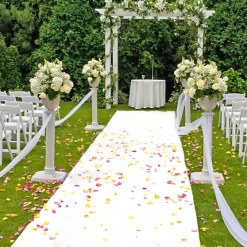 Décoweb Moquette Stand Expo - Blanc - Rouleau de 2m x 22m