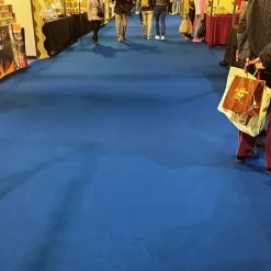 Décoweb Moquette Stand Expo - Bleu Saphir - Rouleau de 2m x 20m