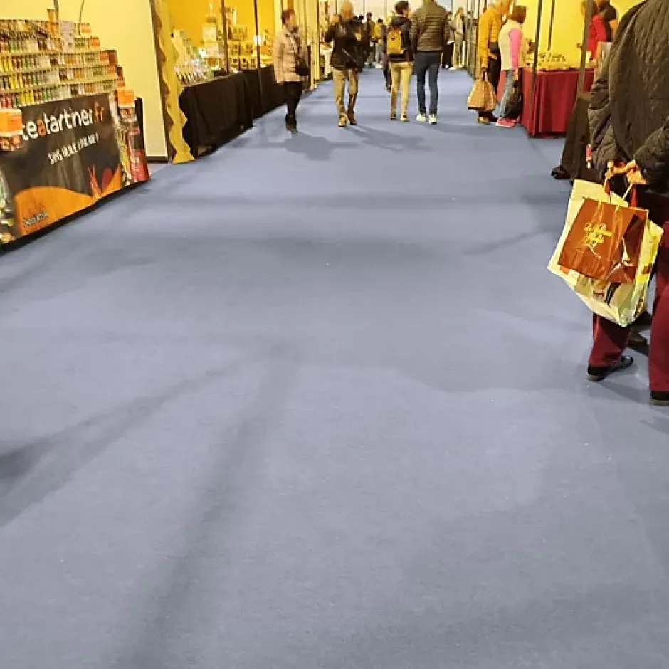 Moquette Stand Expo - Gris - Rouleau de 2m x 19m-Décoweb