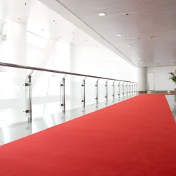 Décoweb Moquette Stand Expo - Rouge vif - Rouleau de 2m x 38m