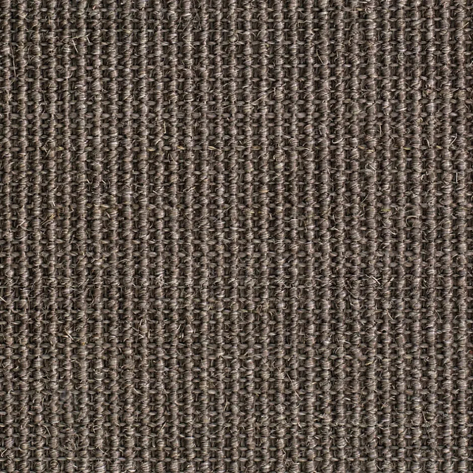 Moquette tissée à plat Sisal Abaca gris 4m (vendue à la coupe)