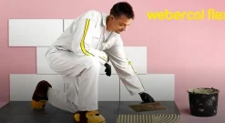 Mortier - colle déformable pour carrelage (C2 et S1) COL FLEX ECO - Sac de 25 Kg - BLANC-Weber Hot