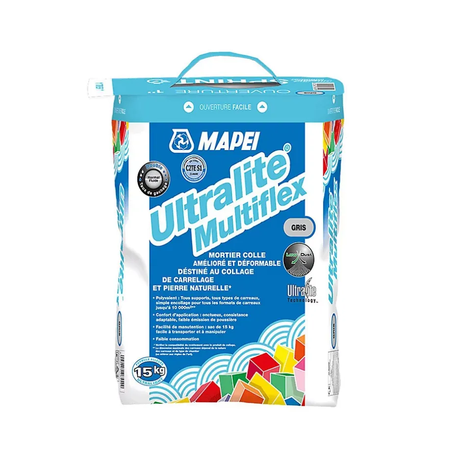 Mapei Mortier colle ULTRALITE MULTIFLEX - Coloris: Gris