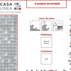 Casa Linéa MOSAIQUE ANTIQUES CUBISME 1 PLAQUE 30 x 30 CM CASA LINEA