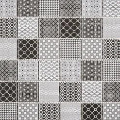 Mosaique Ceramique 4,8 X4,8 Cm Motifs Gris - vendu par plaque de 30,5x30,5 cm --Carrelage Signature Hot