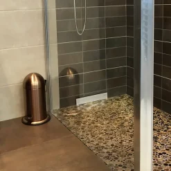 Mosaique de Marbre et Verre Marron rond - vendu par plaque de 30.5x30.5 cm --Carrelage Signature Sale