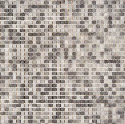 Carrelage Signature Mosaique de verre Recyclé micro Mix Gris - vendu par plaque de 30,5 X 30,5 Cm -