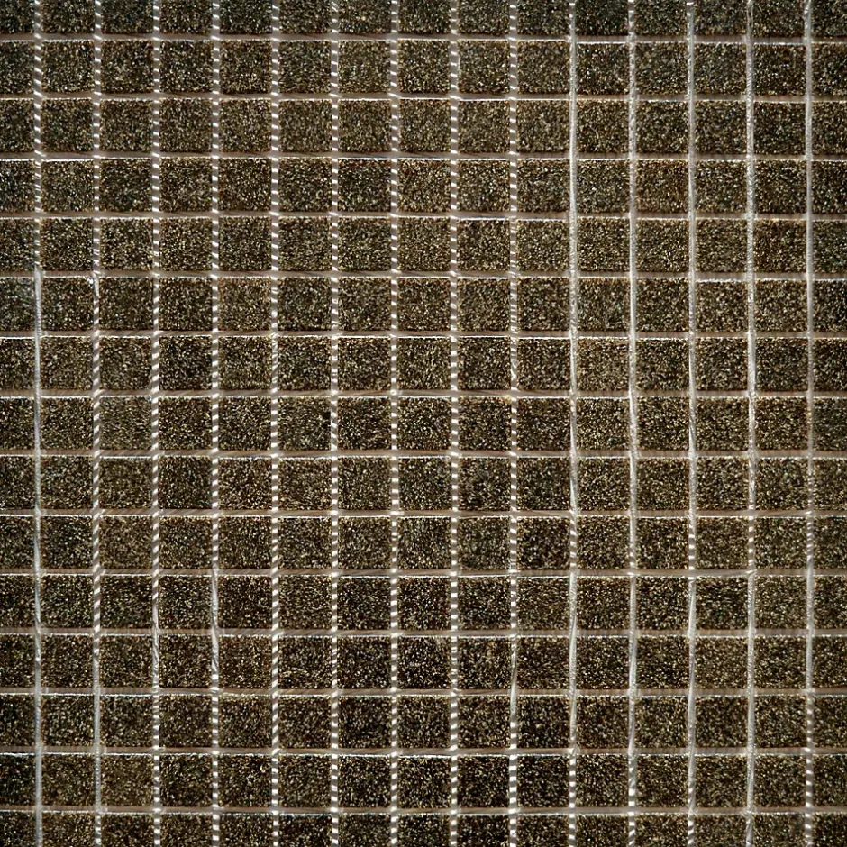 Casa Linéa MOSAIQUE DECORATION MARRON TRAME PAPIER 1 PLAQUE 32,7 x 32,7 CM CASA LINEA