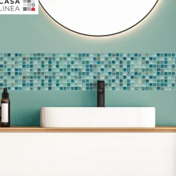 MOSAIQUE LES ANTIQUES NACRE VERT 1 PLAQUE 30 x 30 CM CASA LINEA-Casa Linéa Online